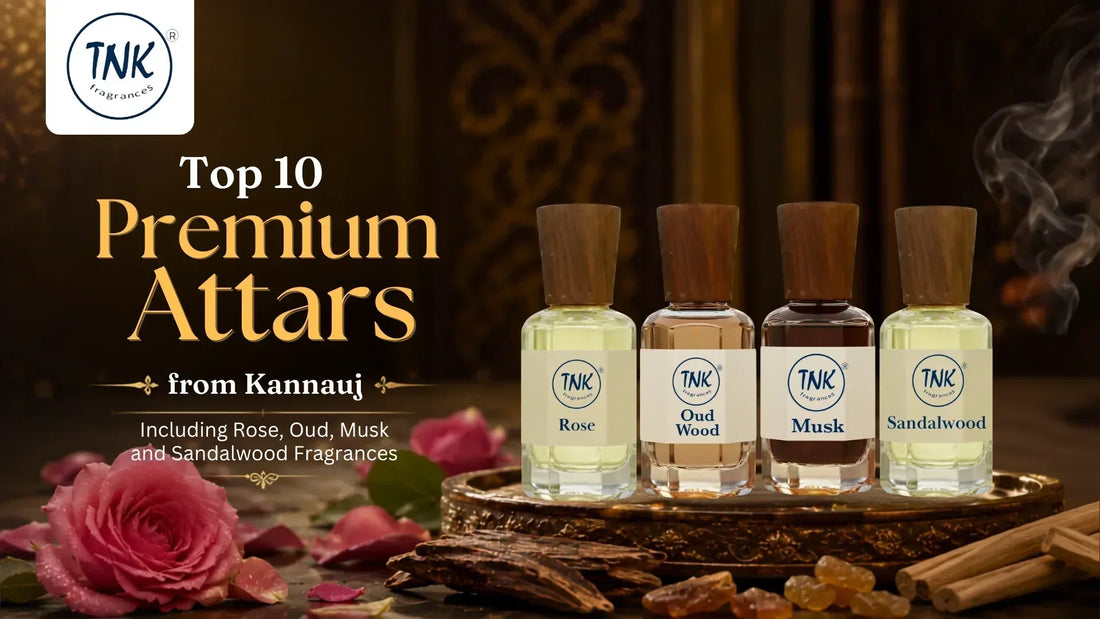 Top 10 Premium Attars from Kannauj Including Rose, Oud, Musk and Sandalwood Fragrances