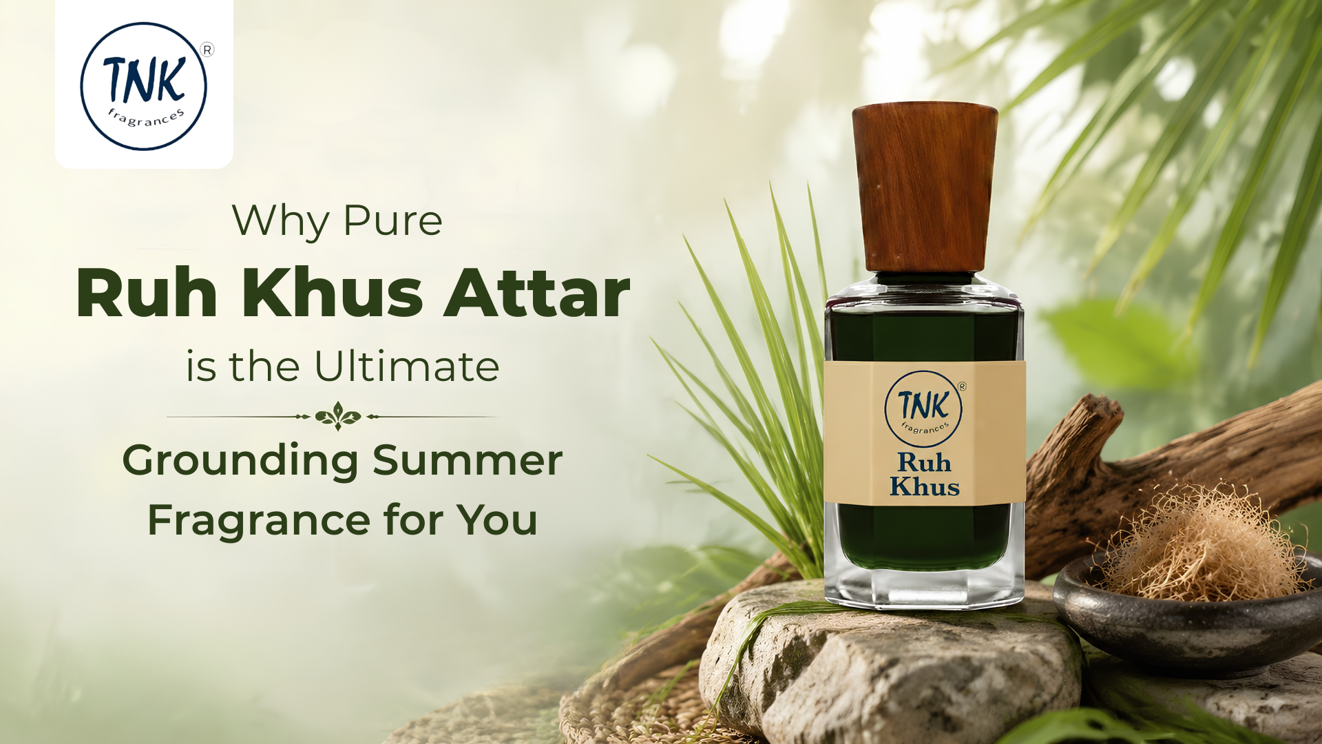 Why Pure Ruh Khus Attar is the Ultimate Grounding Summer Fragrance for You