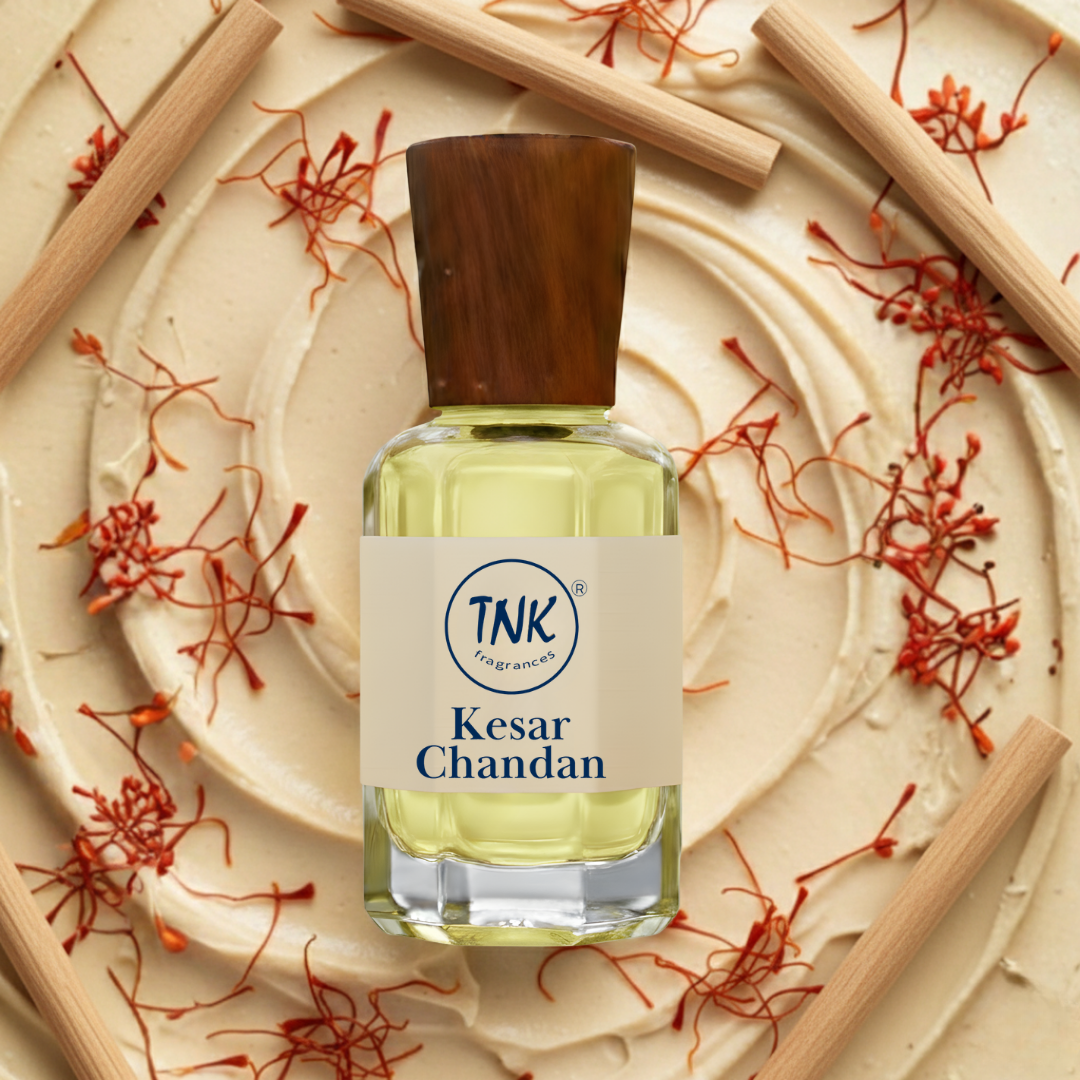 Kesar Chandan Attar bottle – pure Kannauj attar online India | kannauj attar buy online | alcohol-free attar