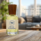 Kesar Chandan Attar bottle – pure Kannauj attar online India | kannauj attar buy online | alcohol-free attar