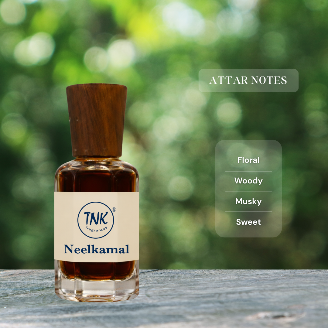 Neelkamal Attar bottle – pure Kannauj attar online India | kannauj attar buy online | alcohol-free attar