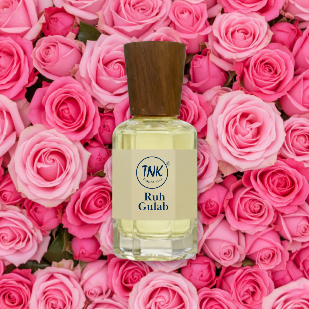 Ruh Gulab Attar bottle – pure Kannauj attar online India | kannauj attar buy online | alcohol-free attar